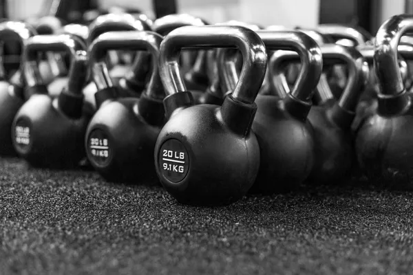 Person working out in a gym